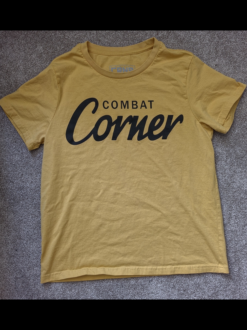 Combat Corner Classic Specialty T-Shirt - Mustard